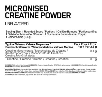 Optimum Nutrition - Micronised Creatine 634g Sport Freak