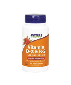 Vitamin D-3 & K-2 NOW Foods