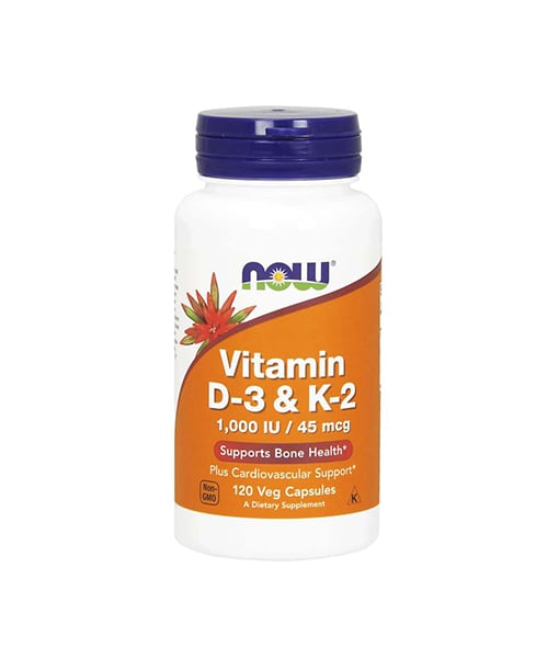 Vitamin D-3 & K-2 NOW Foods