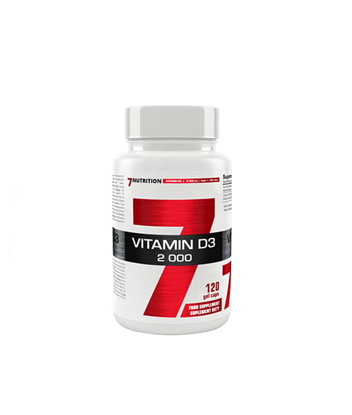 7Nutrition - Vitamin D3 2000IU 120caps