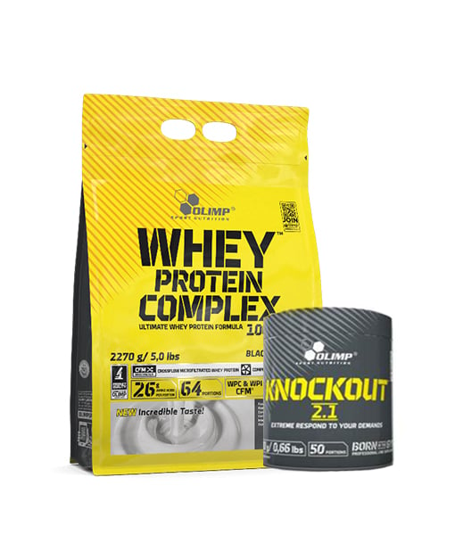 Olimp Sport – Whey Protein Complex 100% 2.27kg + Knockout 2.1