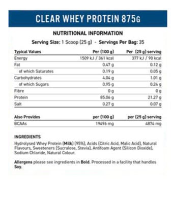 Applied Nutrition – Clear Whey Protein Sport Freak